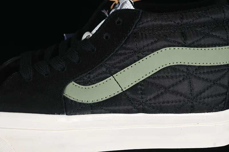 All categories Vans Vans series Vans Mid Vans China Vans Premium Sk8-Mid Vans official retro casual mid-top skateboard shoes VN000CQQBLK